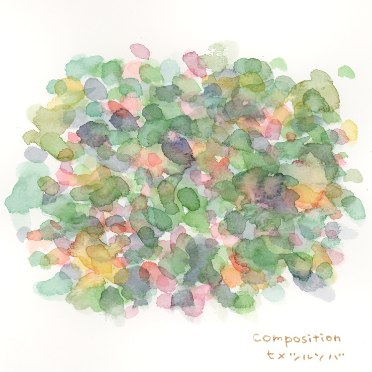 色のスケッチ-ヒメツルソバ