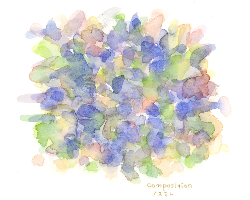 色彩スケッチ-ノスミレ