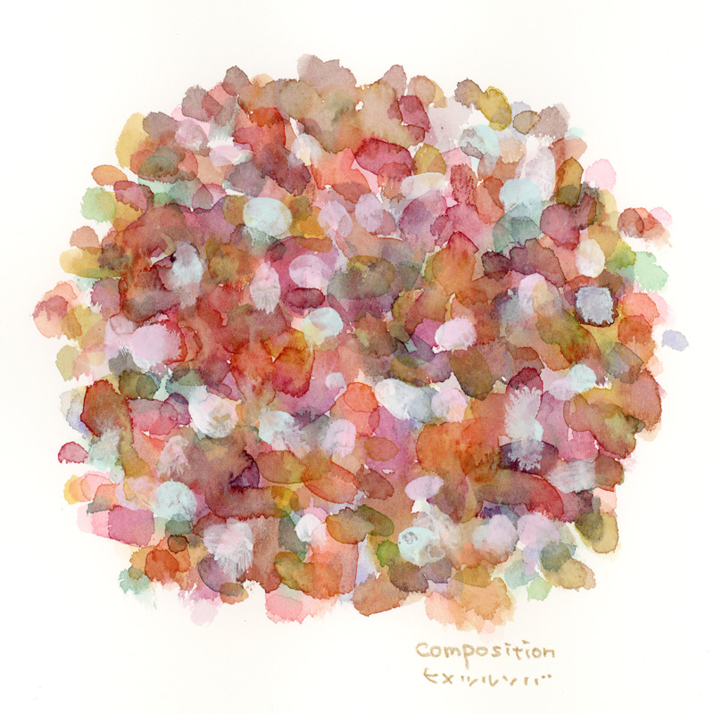 色彩スケッチ-ヒメツルソバ