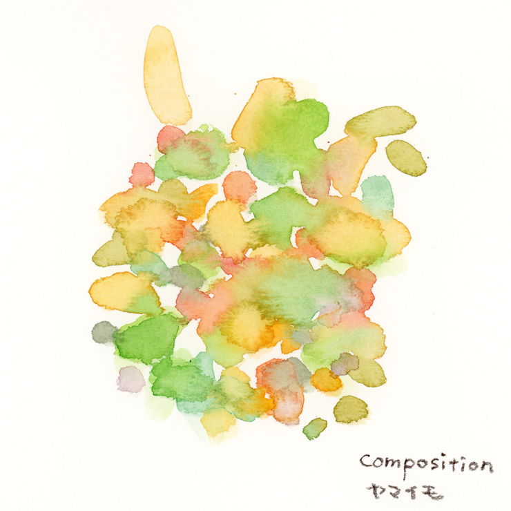 色のスケッチ-ヤマイモ