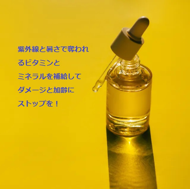 お疲れ肌に栄養チャージ！ビタミンローションで、お肌、若返る！