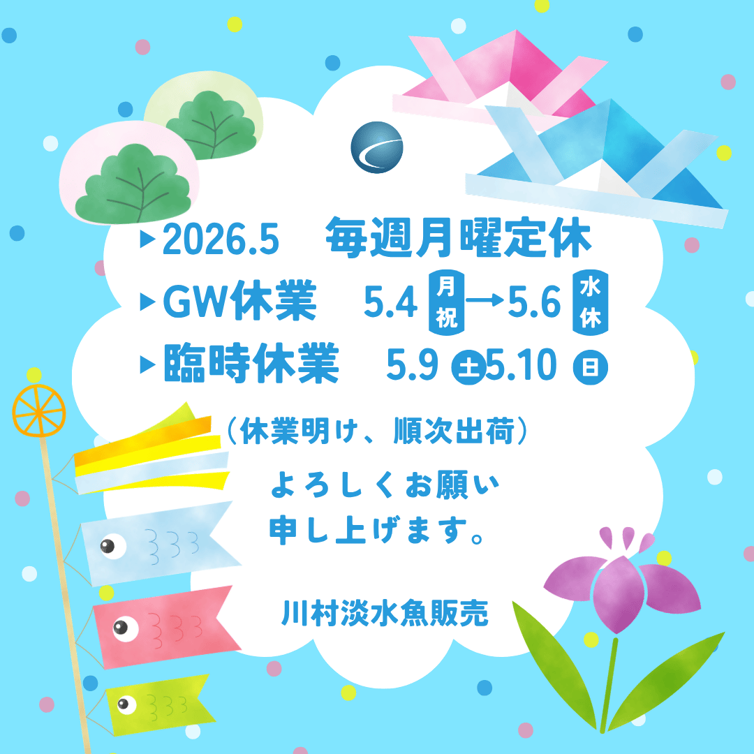 【2026年5月・カレンダー】営業案内