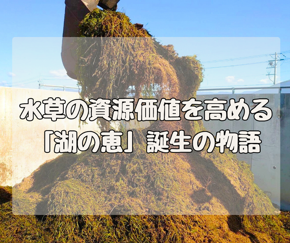 水草の資源価値を高める！ 「湖の恵シリーズ」誕生の物語