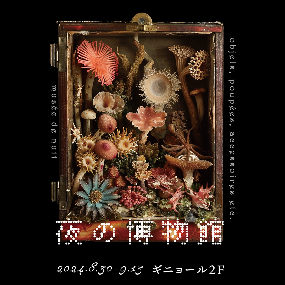 Guignol企画展「夜の博物館」（2024.8.30-9.15 / 大阪）
