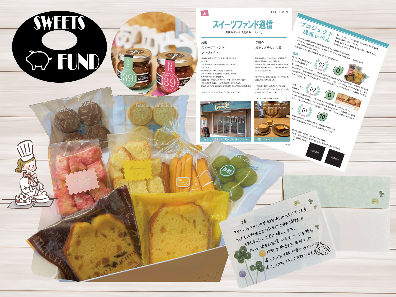 支援プロジェクト『スイーツファンド』、福祉で働く人を元気にしたい！