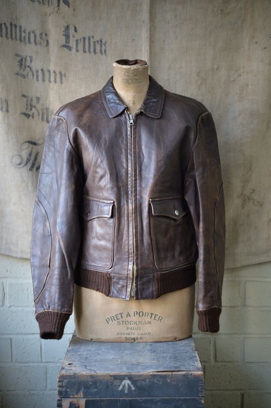 Vintage German horse leather jacket