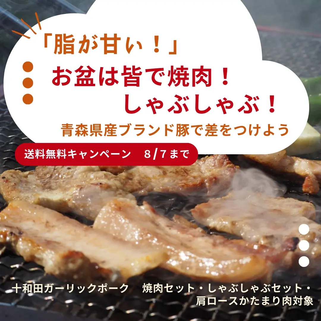 【8月7日まで！】今だけお得な送料無料キャンペーン実施中！