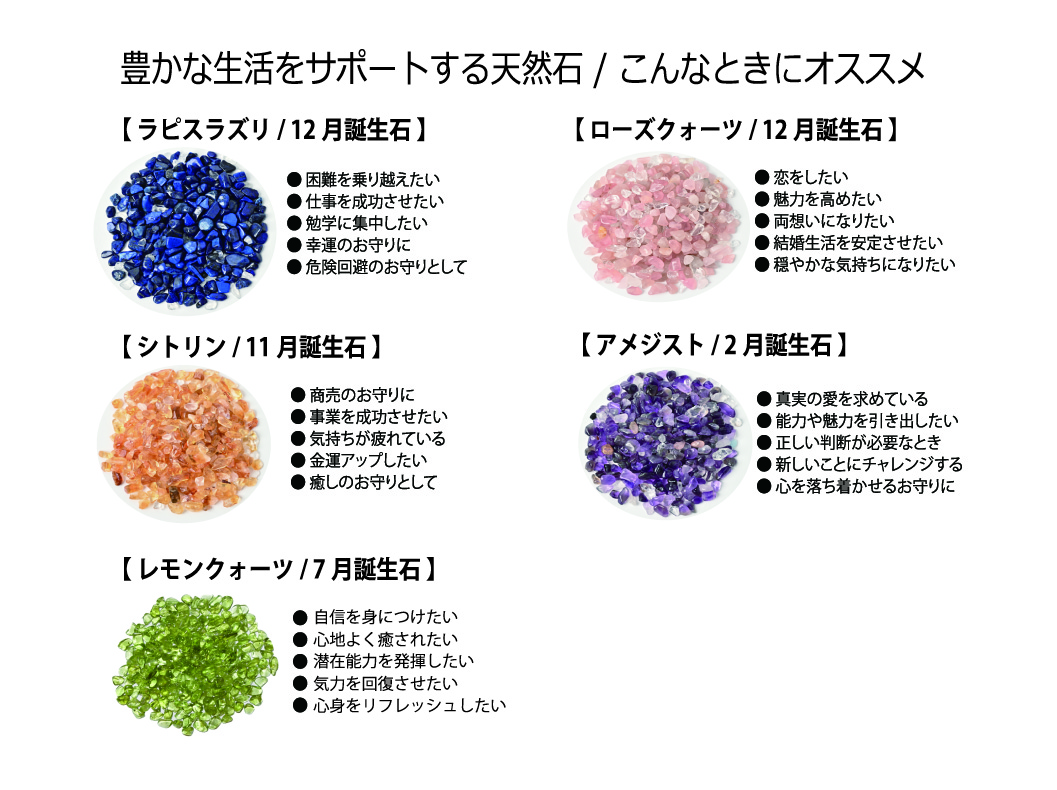 天然石 / こんな時にオススメ