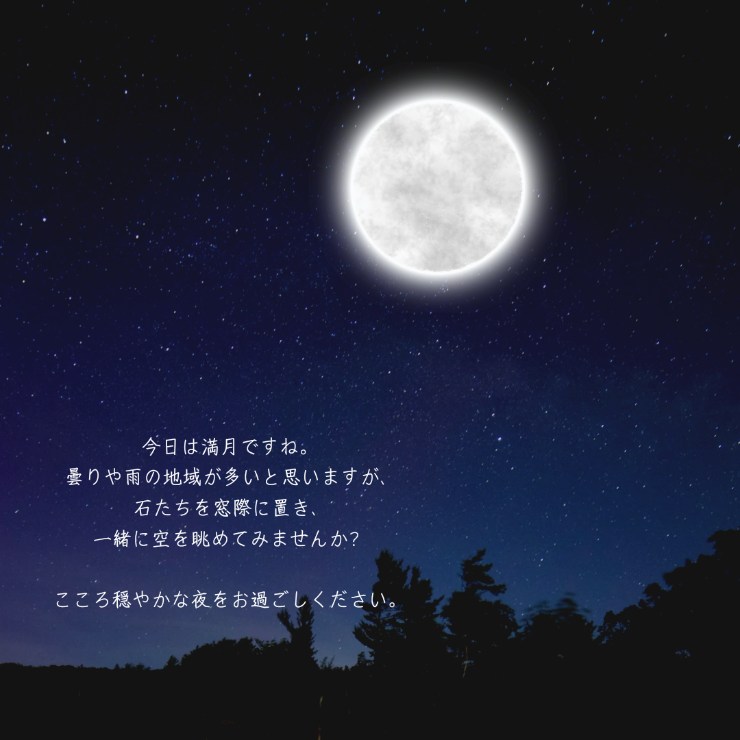 今日は満月🌕