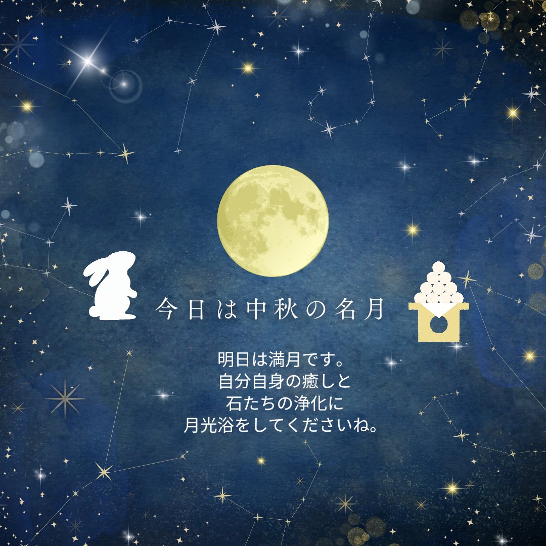 今日は中秋の名月です✨