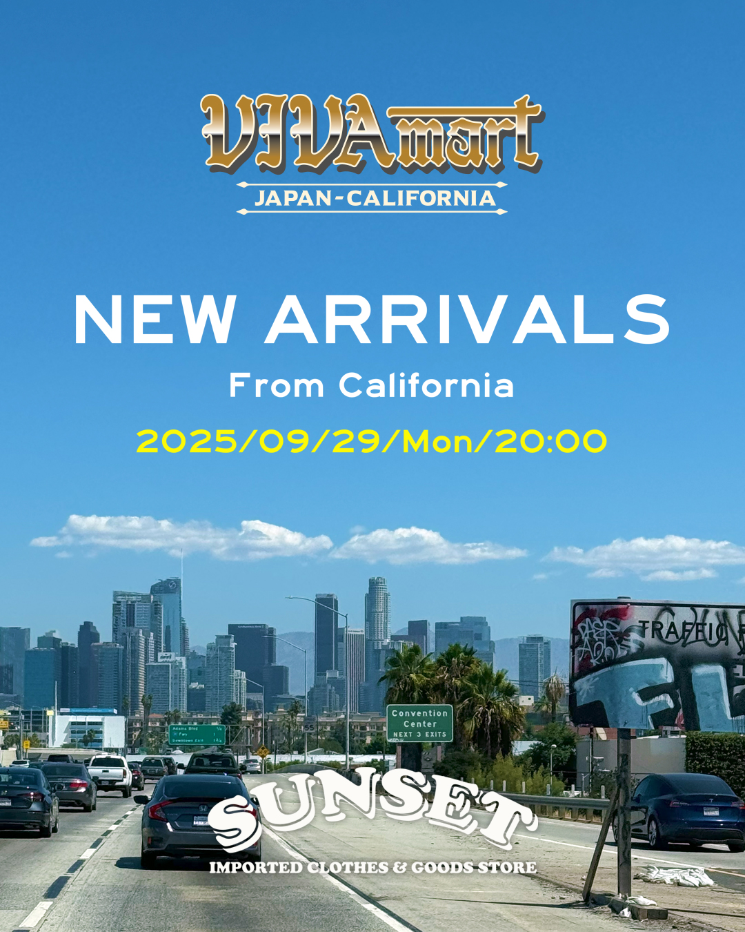 9月29日(月)20時からNEWアイテム販売開始‼️【カリフォルニアから新再入荷】