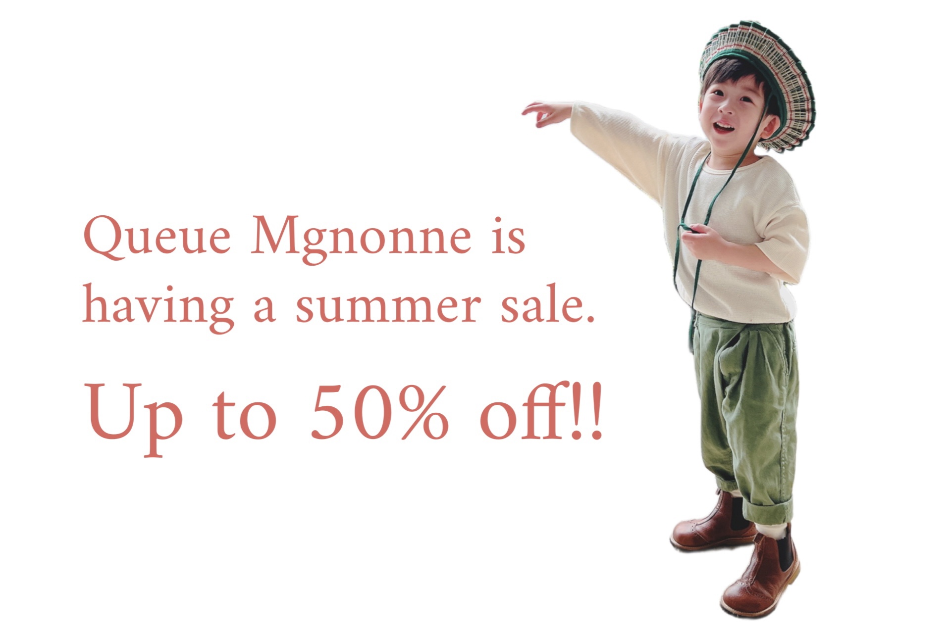 Have a summer sale!! Up to 50% off!!