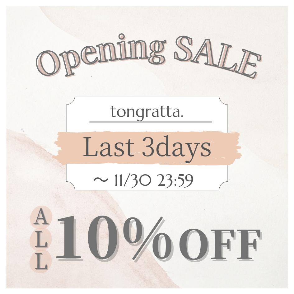 Last 3days opening SALE !