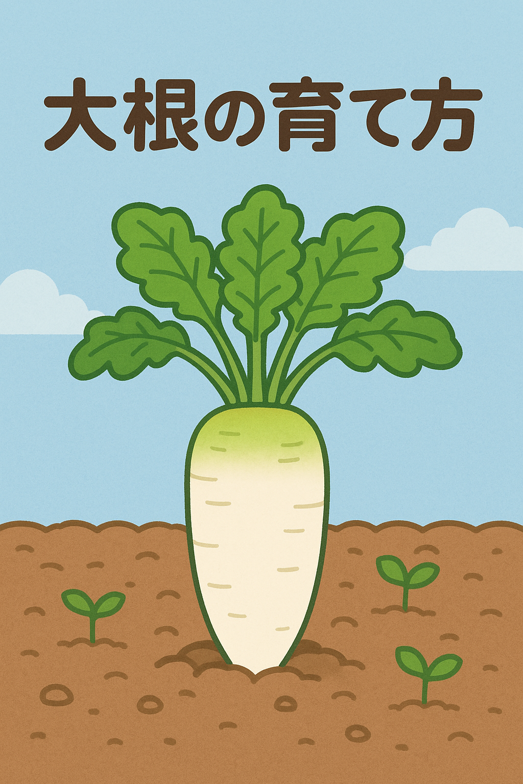 第９回　ダイコン「みの吉２号」の育て方