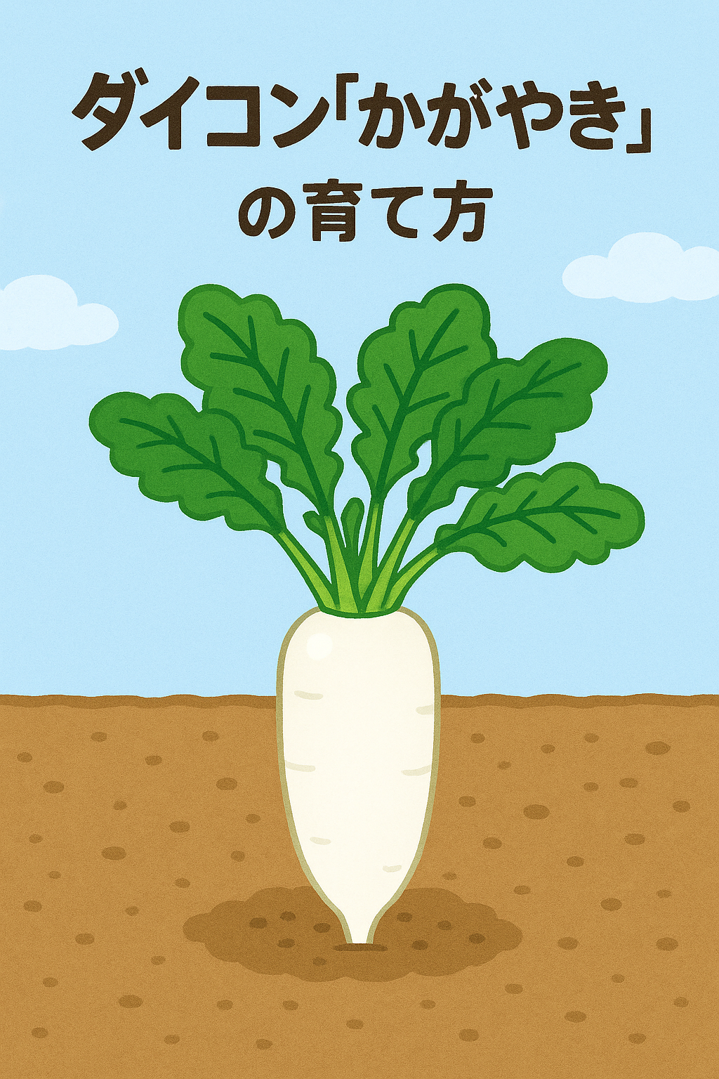 第１０回　ダイコン「かがやき」の育て方