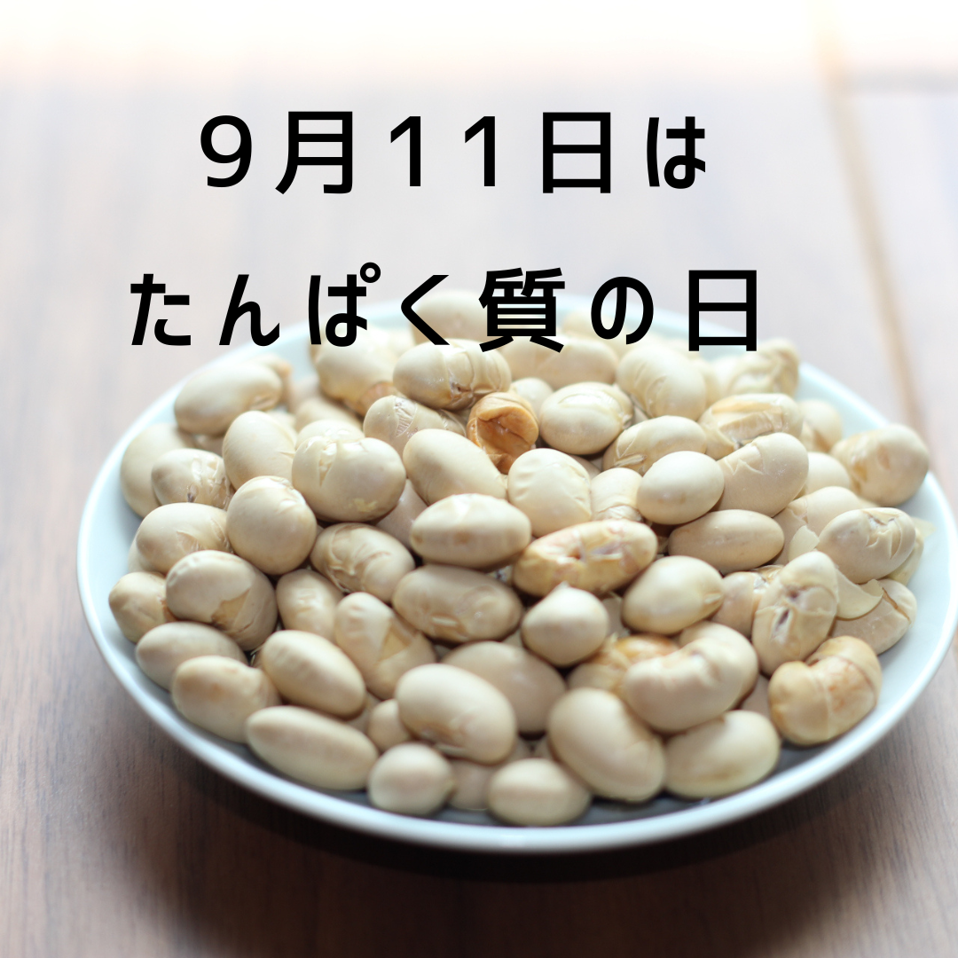 9月11日はたんぱく質の日！