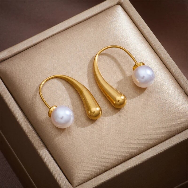 【1日～3日発送】限定1品 2way パールピアス サージカルステンレス316l