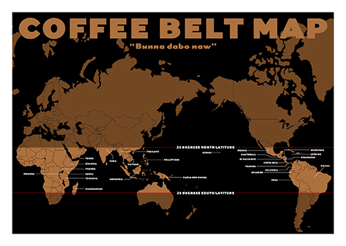 COFFEE BELT MAP