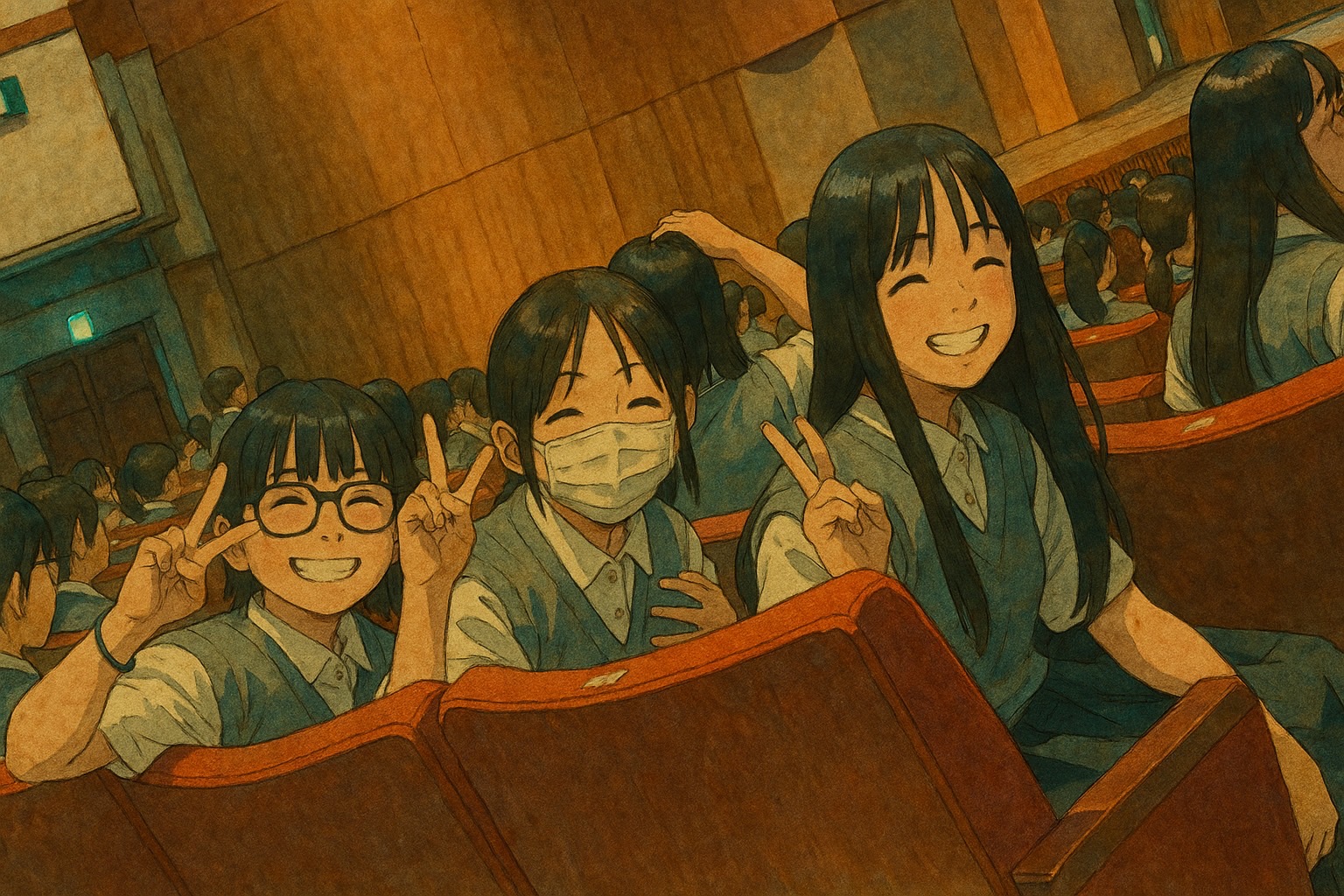 ちゅうにゅ～...
