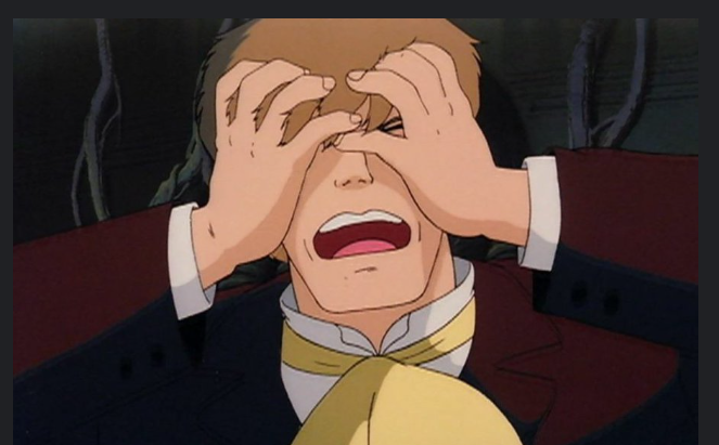 目がぁ...目がぁ～......