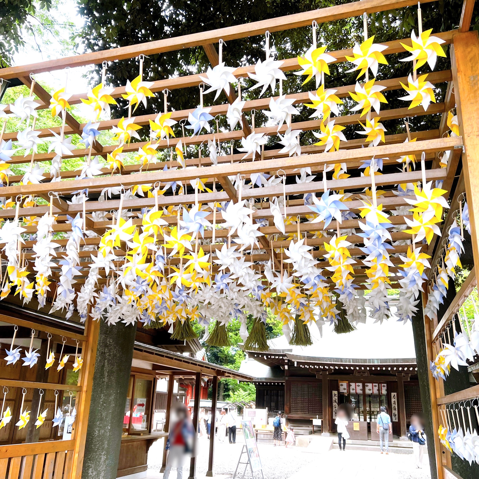 川越氷川神社のかざぐるま✨