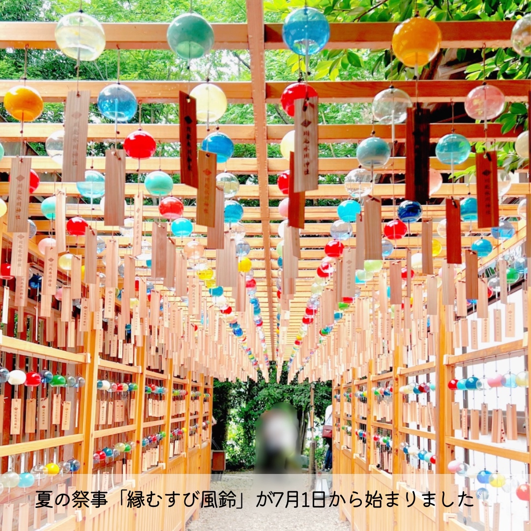 夏の風物詩「川越氷川神社 縁むすび風鈴🎐」