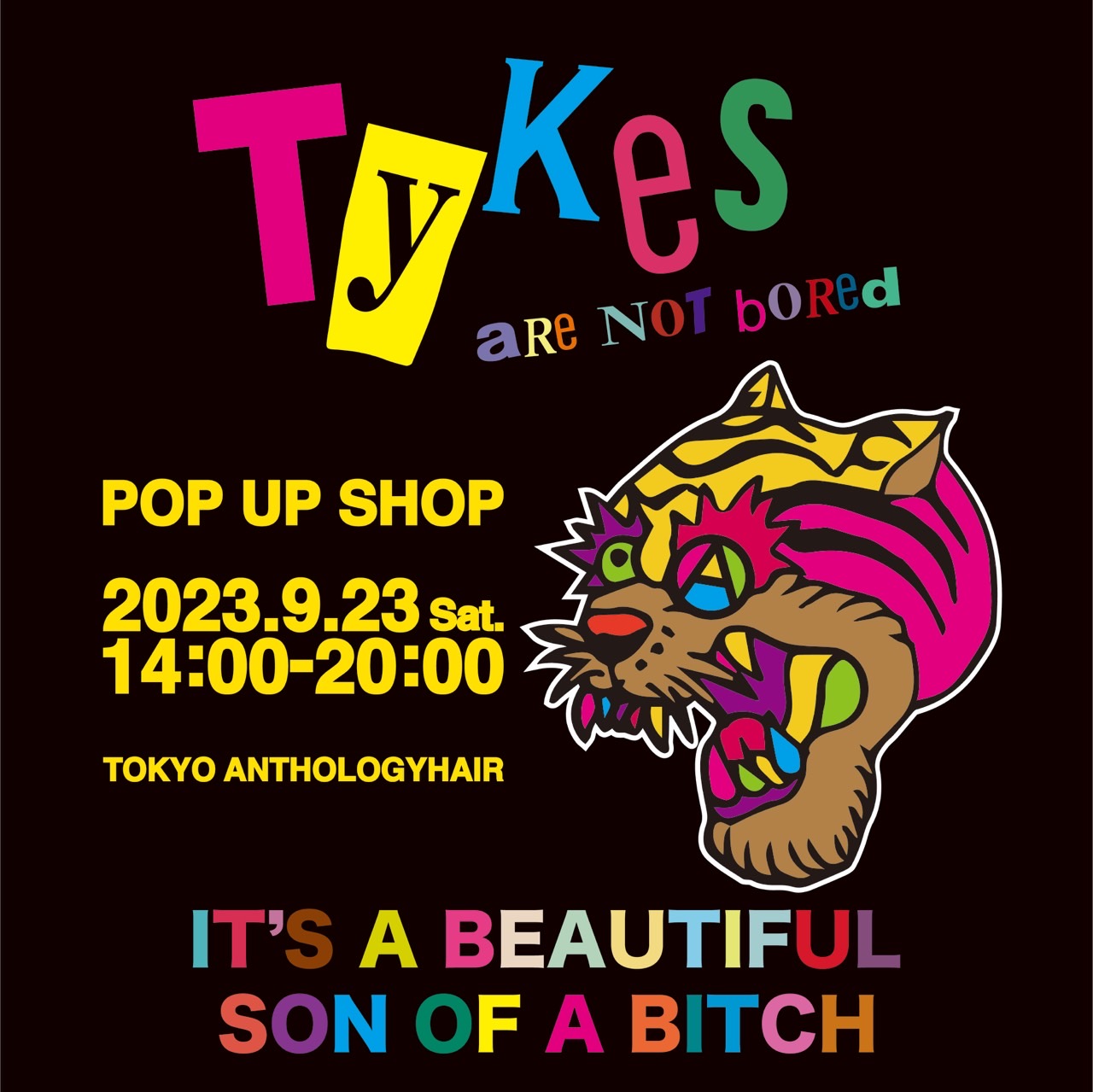 【Tykes POP UP SHOP in TOKYO】