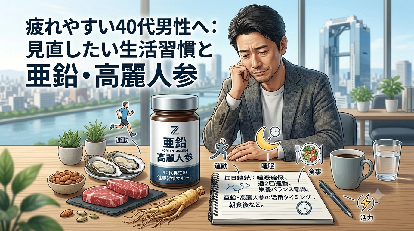 疲れやすい40代男性が見直したい生活習慣