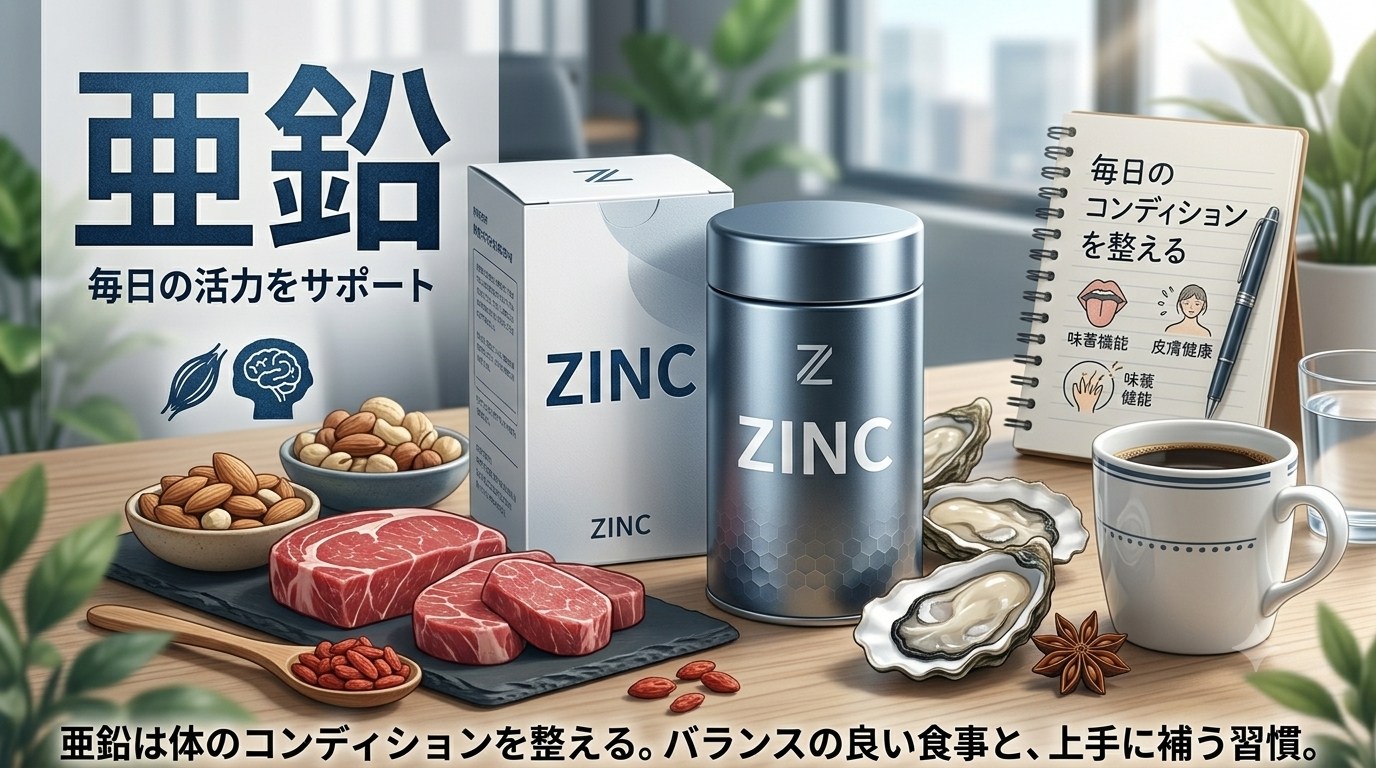 亜鉛が不足するとどうなる?健康維持との関係をわかりやすく解説