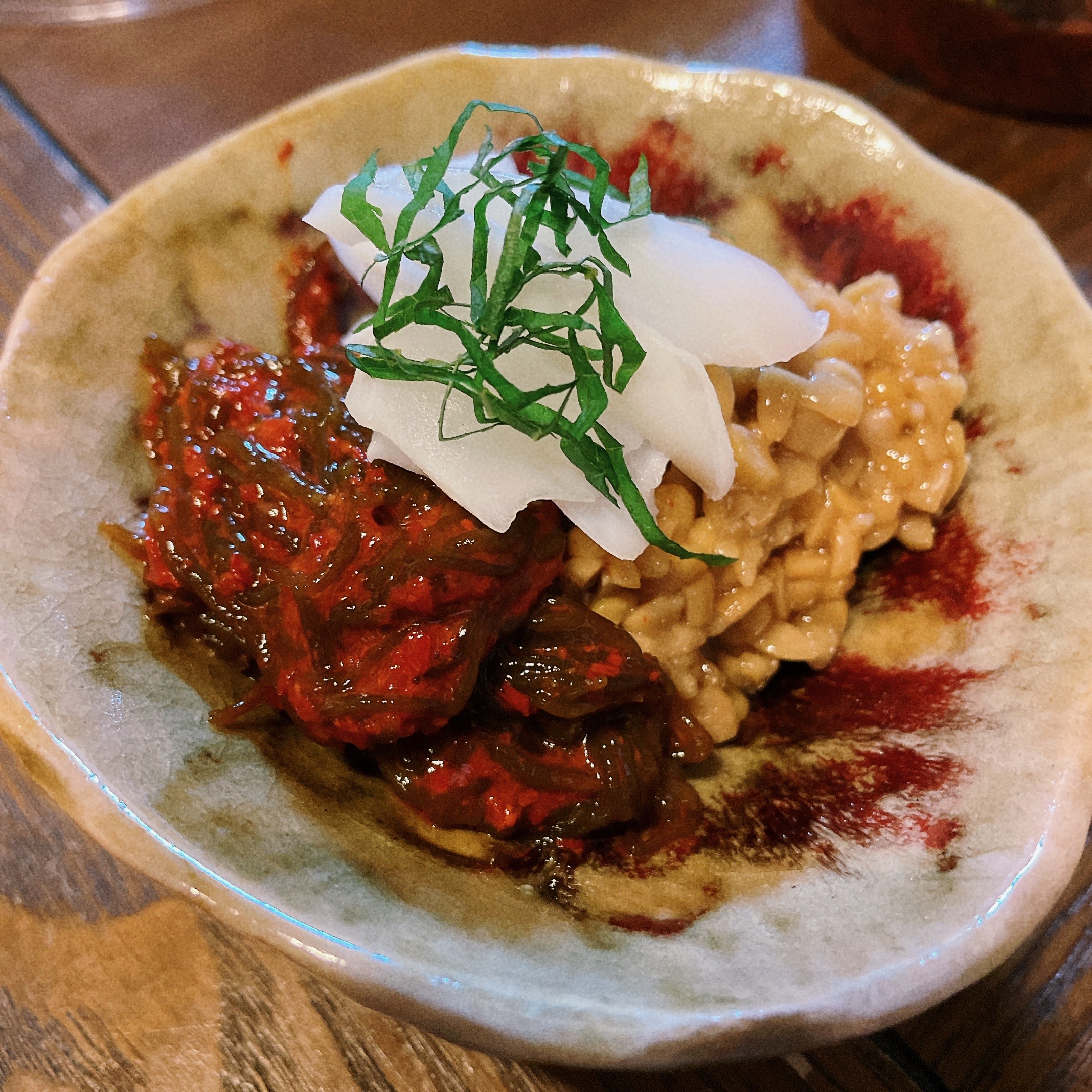 もずくと唐辛子は最強のコンビ