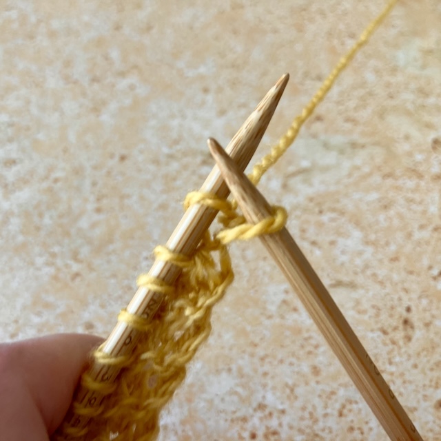 「Cloudy Shawl」編み方指南②〜kfbfの編み方〜