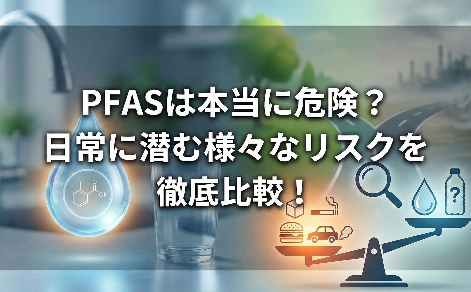 PFASは本当に危険？日常に潜む様々なリスクを徹底比較！