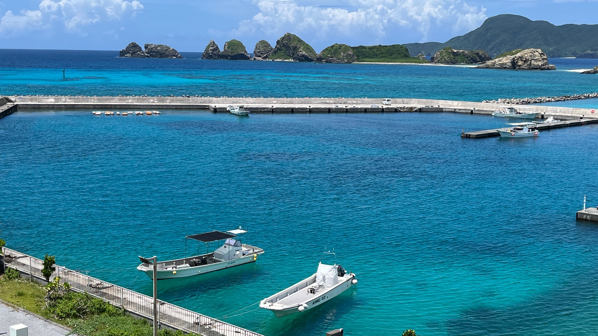 阿嘉島に到着しました。
