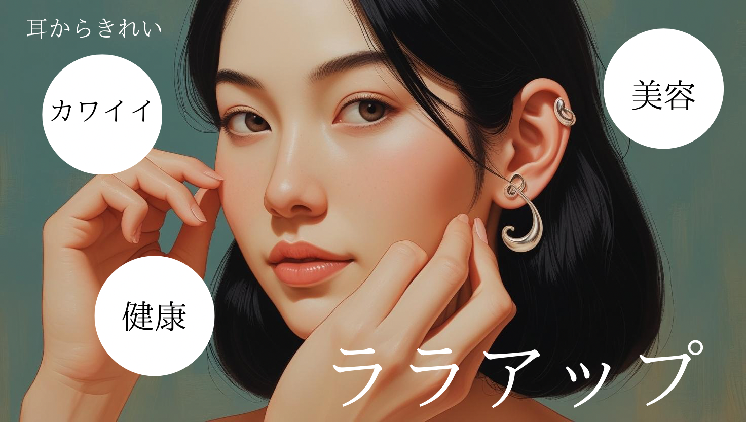 耳からきれいをつくるイヤーフック・ララアップ