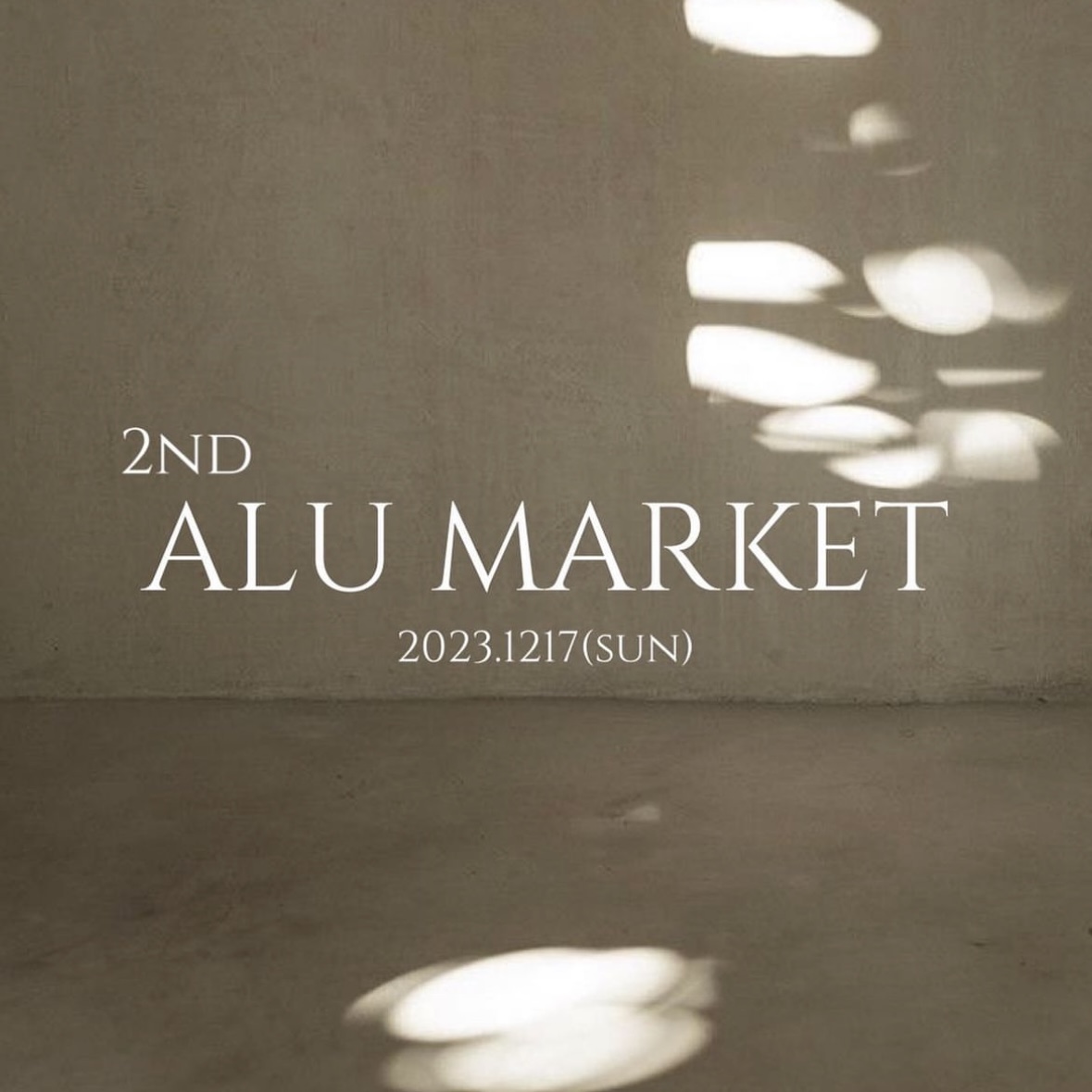 ”2nd ALU MARKET”開催決定!!【フリマイベント👗✨】