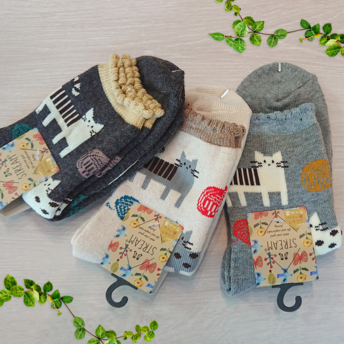 ふんわり裏パイルの『ぽかぽかソックス』が入荷しました♪