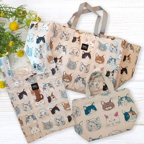 手書き風の猫のイラストがとっても素敵♡大人かわいい猫バッグシリーズの登場です！
