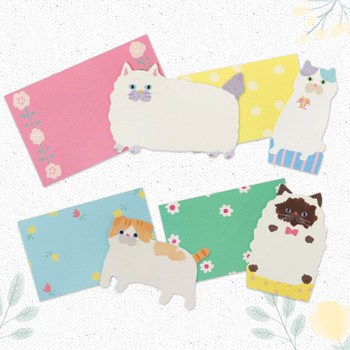 モフモフな猫達が可愛い♡ミニメッセージカードが入荷しました♪