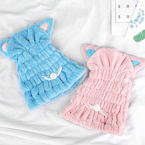 ふわふわ♡もこもこ 「 猫耳タオルキャップ 」が入荷しました！