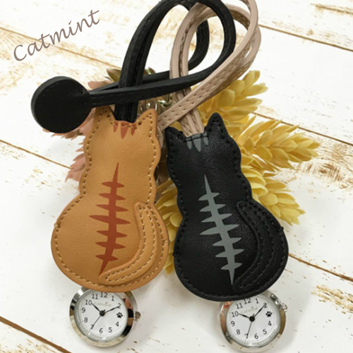 Catmintシリーズのとってもかわいいハングウォッチ♪　どちらも欲しくなる２タイプで登場です！