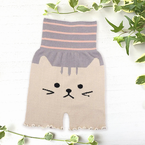 腹巻が苦手なお子さまにも♡『ふんわり猫ちゃん腹巻き』が入荷しました♪