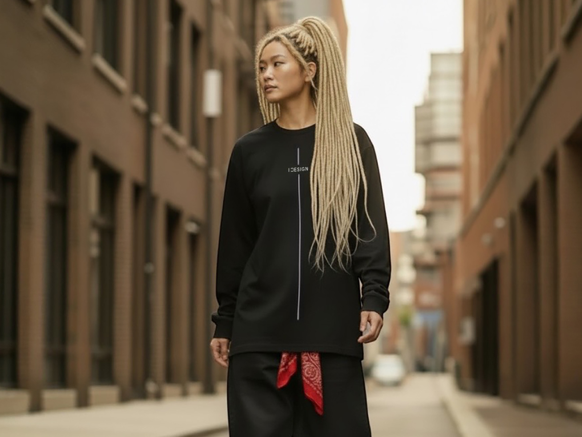 『一本のラインが、スタイリングに余白をつくる。』 ラグジュアリーストリートを体現するロンT