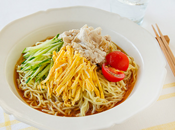 夏のレシピ　冷しゃぶ冷やし中華