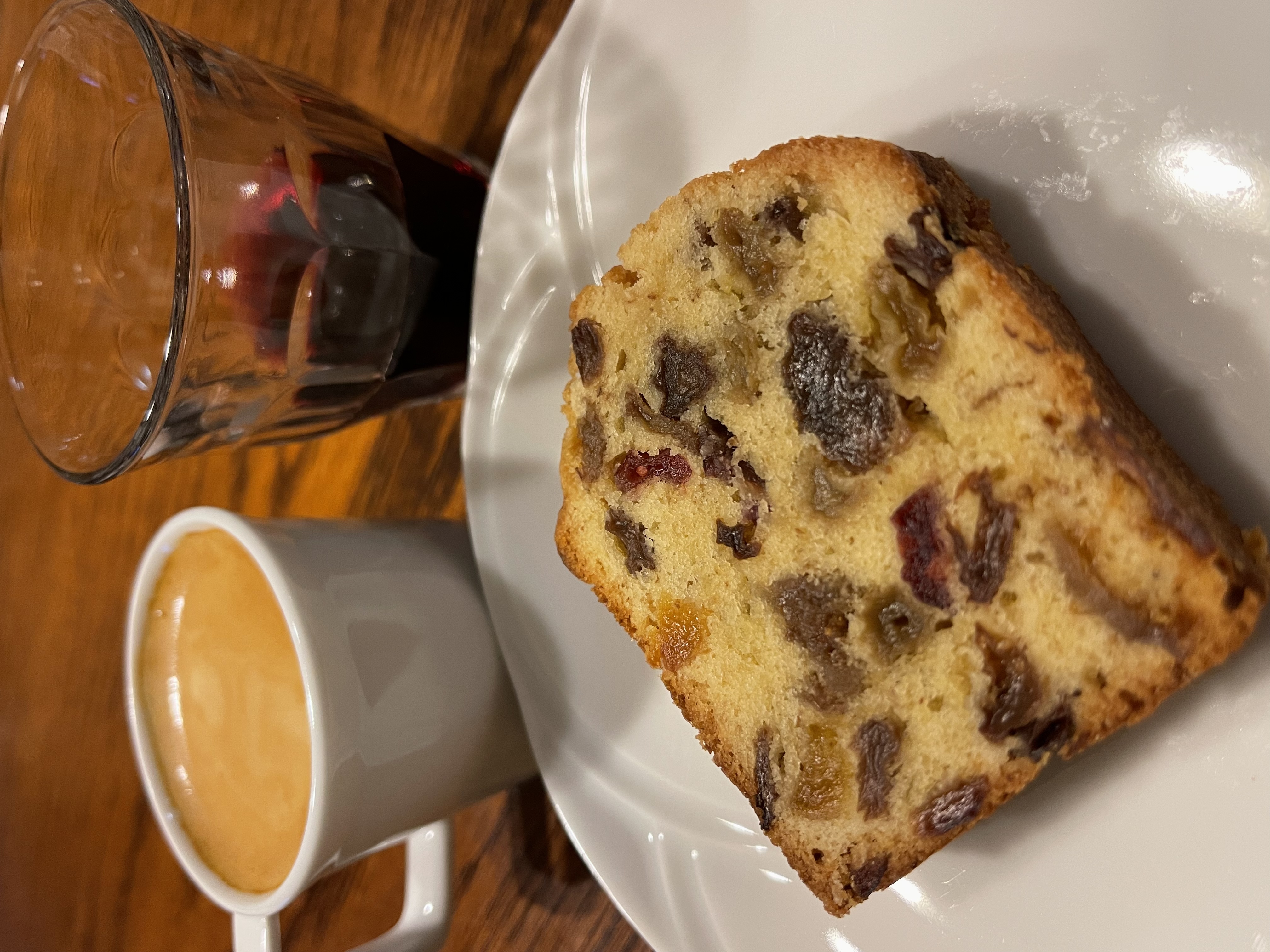 フルーツケーキとの相性は・・・