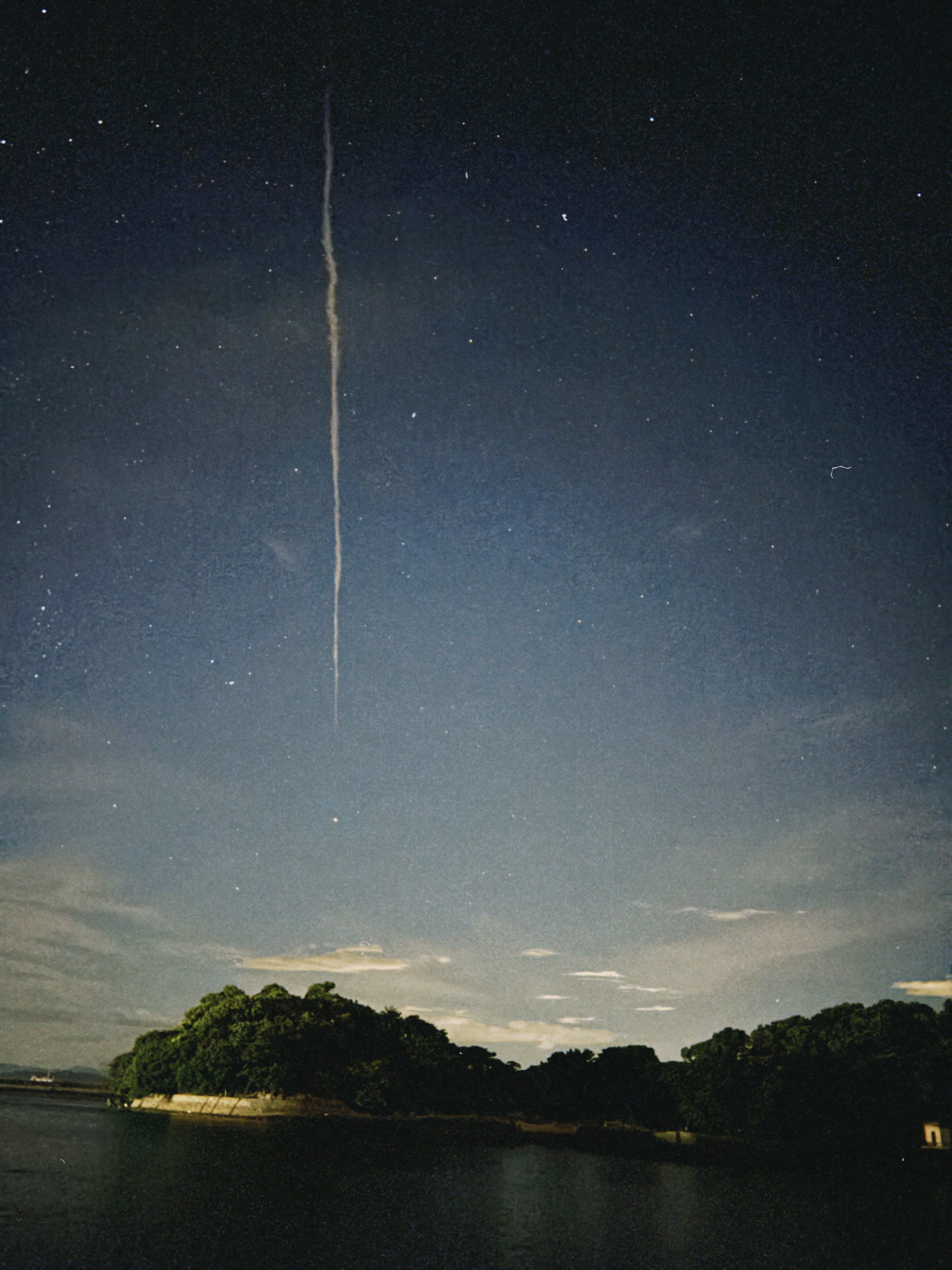 星を見る。