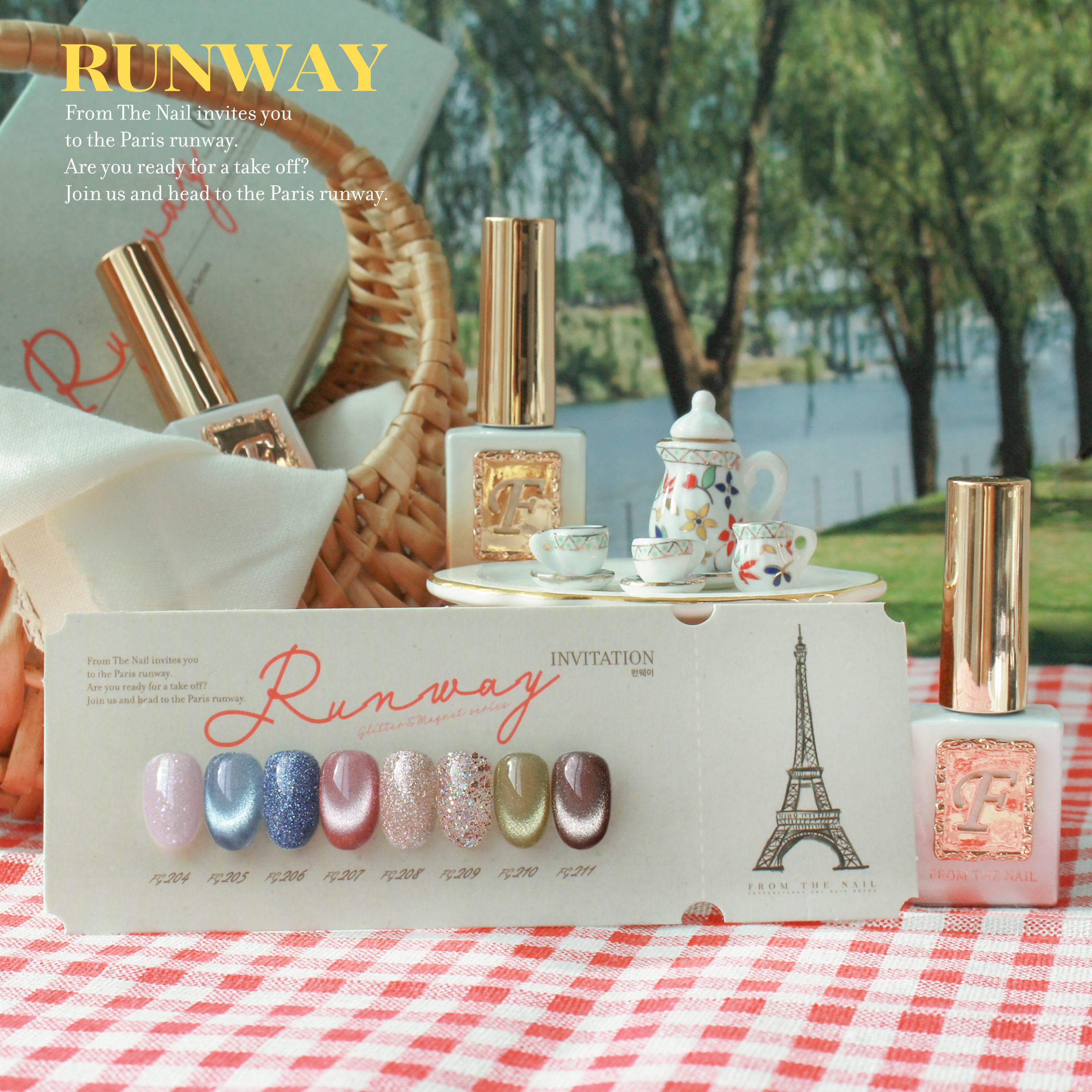 【韓国ジェル】「Runwayシリーズ」とは？マグネット×グリッター×フラッシュの贅沢ジェルネイルを！