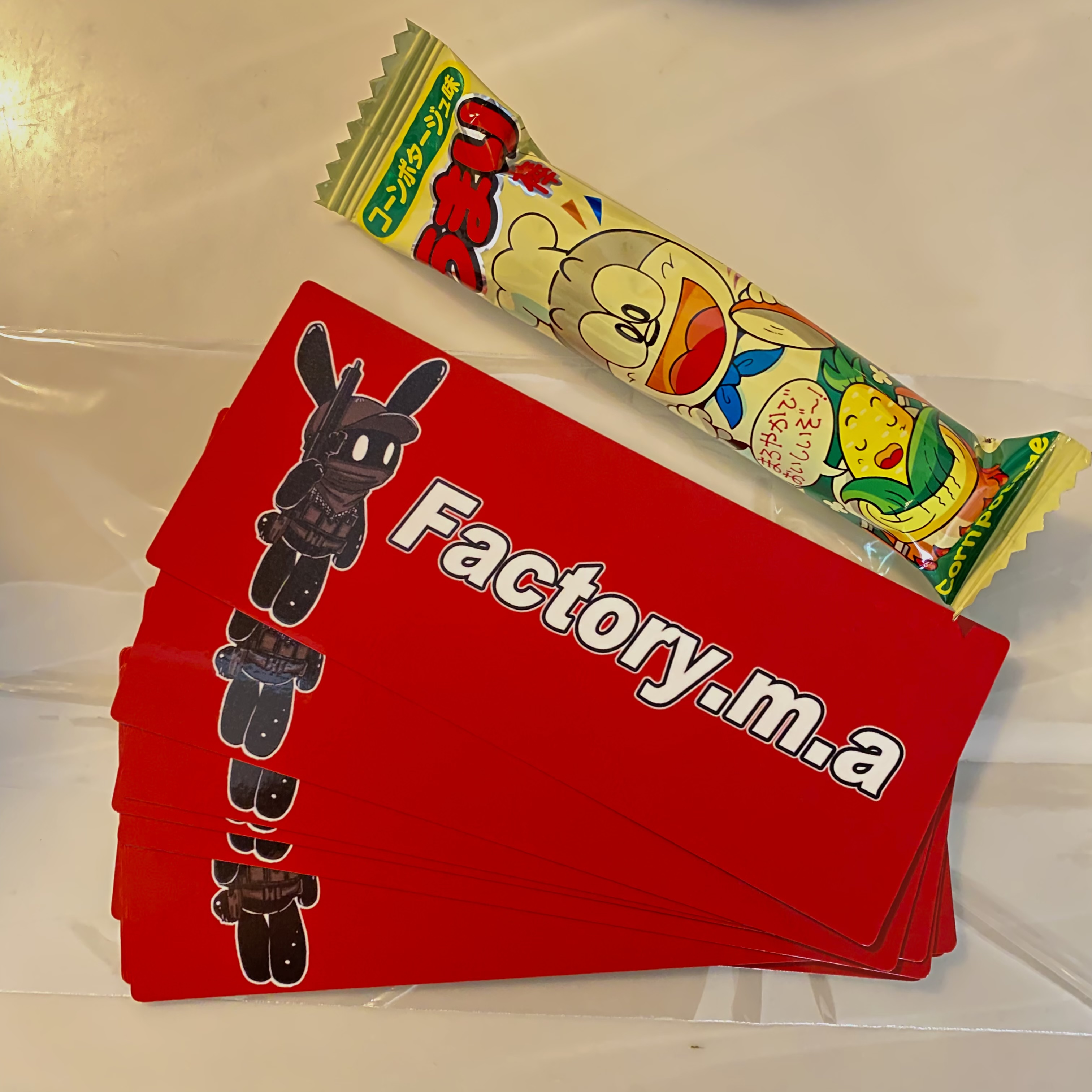 ロゴステッカー販売