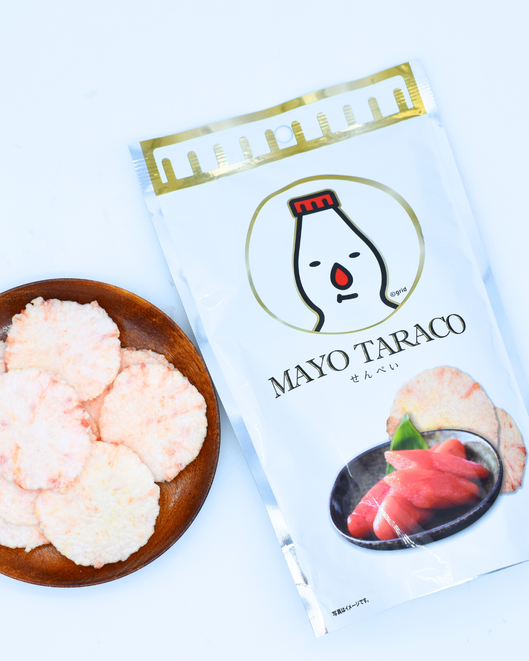 【やみつき注意】絶対ハズさない黄金コンビ！パリパリ食感の「マヨたらこせんべい」