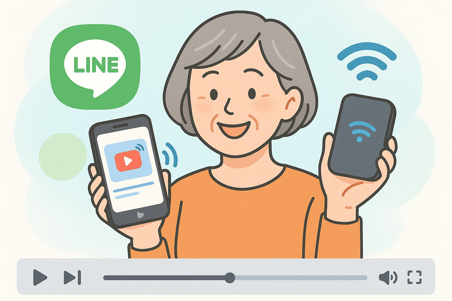【LINEと動画だけの人にぴったり！】シンプルに使えるWi-Fiの話