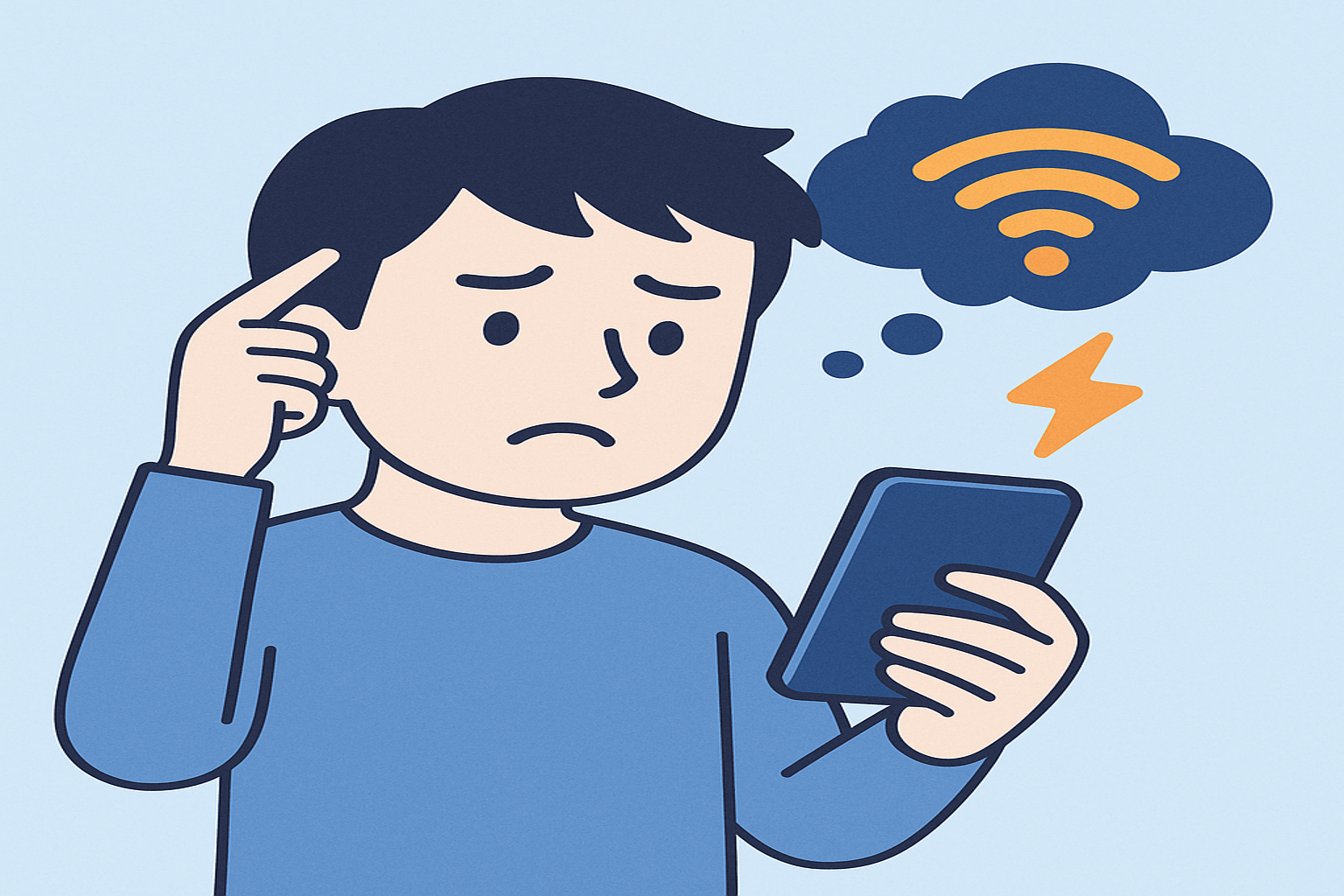 【外出先でネットが遅い！】その原因と解決策をやさしく解説